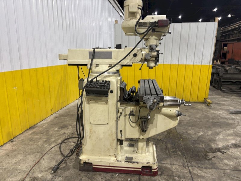 3 HP ACER MODEL #3VK3-HP RAM TYPE VERTICAL MILL WITH DIGITAL READ OUTS: STOCK #23061