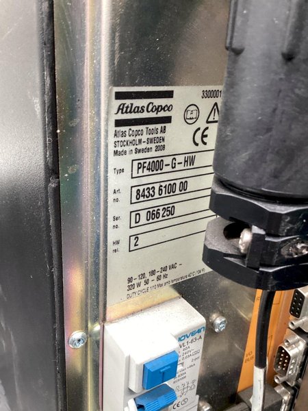 ATLAS COPCO PF4000‑G‑HW Power Focus Nutrunner Controller 320W USED