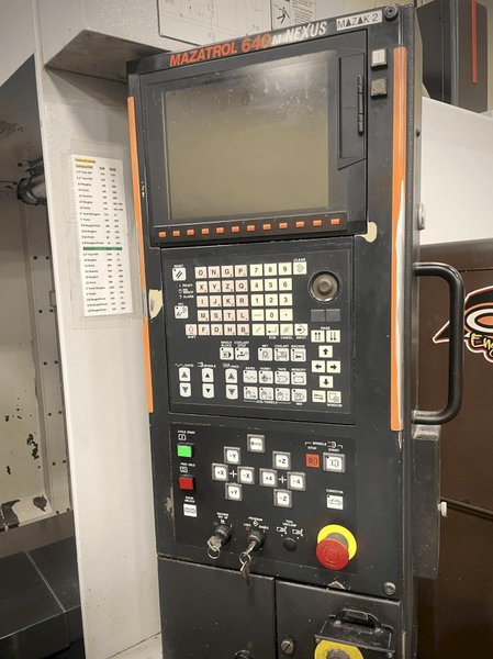 Mazak Nexus VCN 510C VMC, 2005 – Low Hours, Chip Conveyor, Through Spindle Coolant, Tool Setter