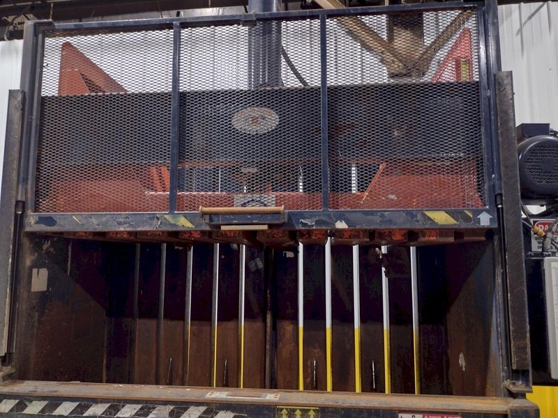 72&quot; X 30&quot; JV MFG CRAM A LOT MODEL #VB-72-B VERTICAL HYDRAULIC CARDBOARD BALER: STOCK# 4089