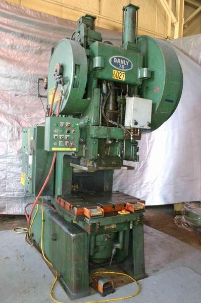 75 TON DANLY BACK GEARED OBI PRESS: STOCK #50690