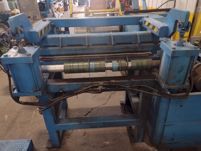 36" X 4" X 12,000 LBS YODER / STAMCO MOTORIZED SLITTING LINE STOCK #3731