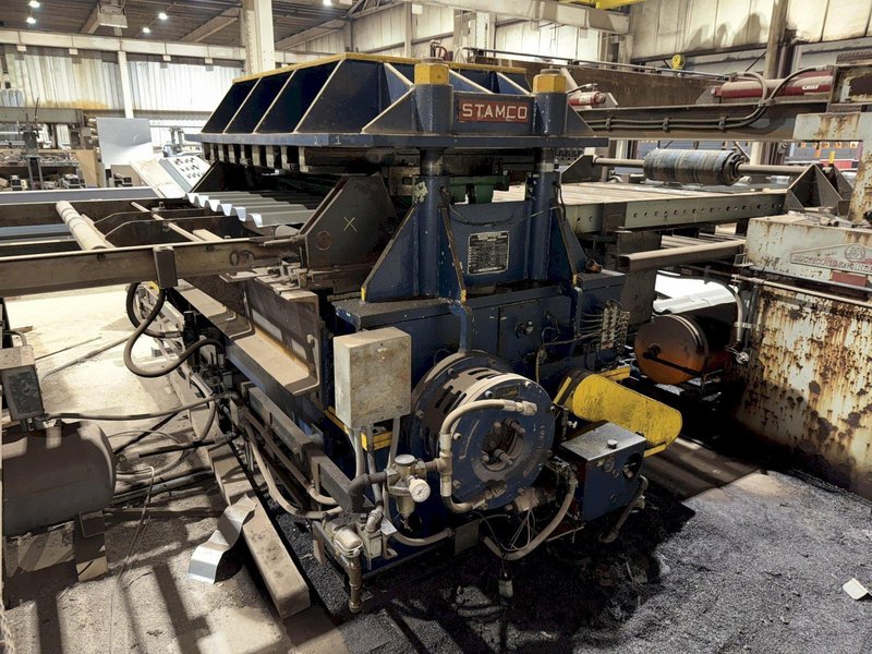 100 TON X 64" WIDE STAMCO MODEL #810-64 CUTOFF PRESS, WITH AIR CLUTCH: YOBRO #24793