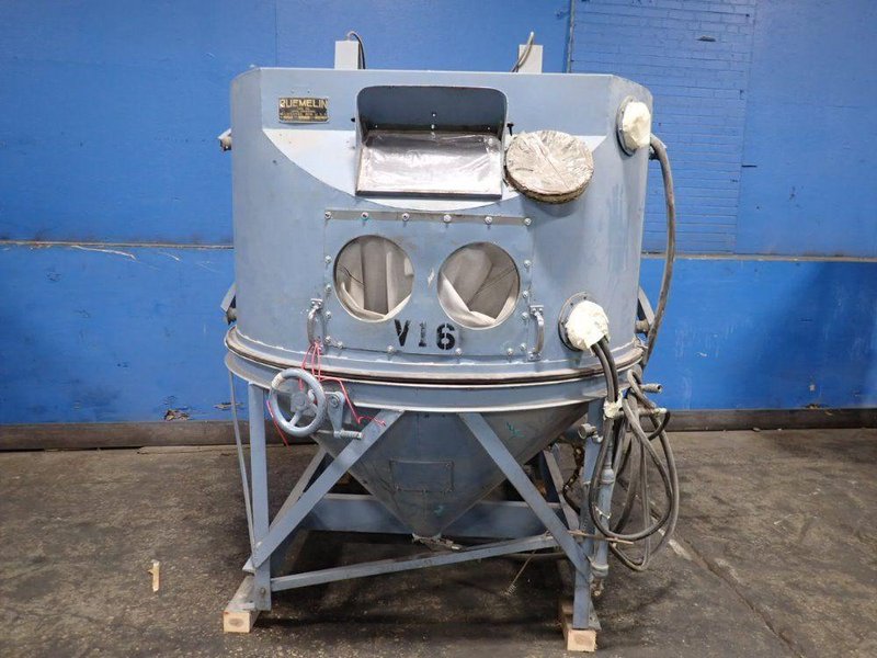 RUEMELIN MFG CO 60" X 60" X 35" BLAST CABINET  -  HOOD