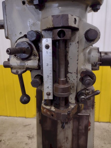 3 HP SHARP VERTICAL RAM TYPE KNEE MILL DRO &amp; POWER FEED : YOBRO #25318