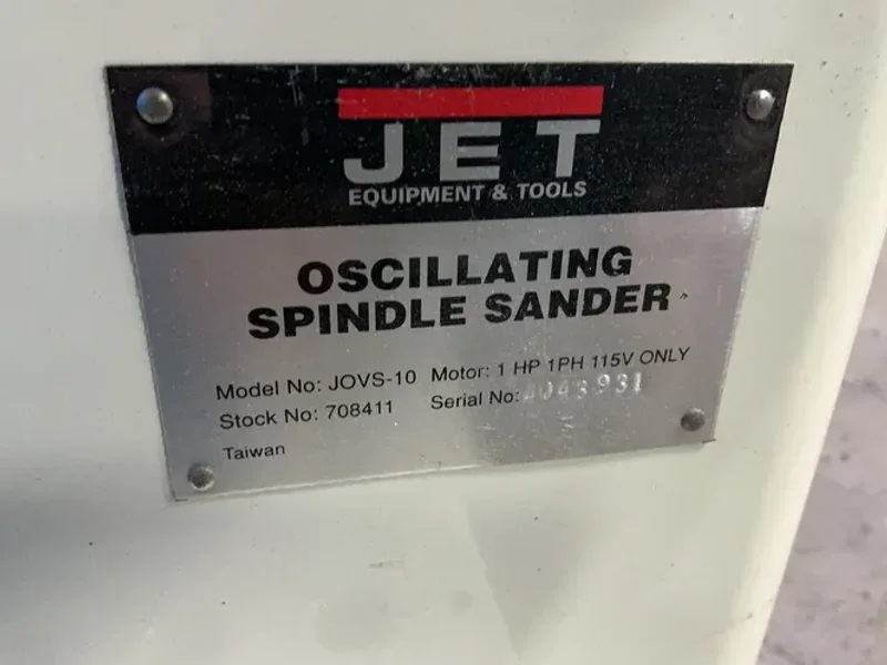 JET 24” X 24” OSCILLATING SPINDLE SANDER   -  JOVS-10