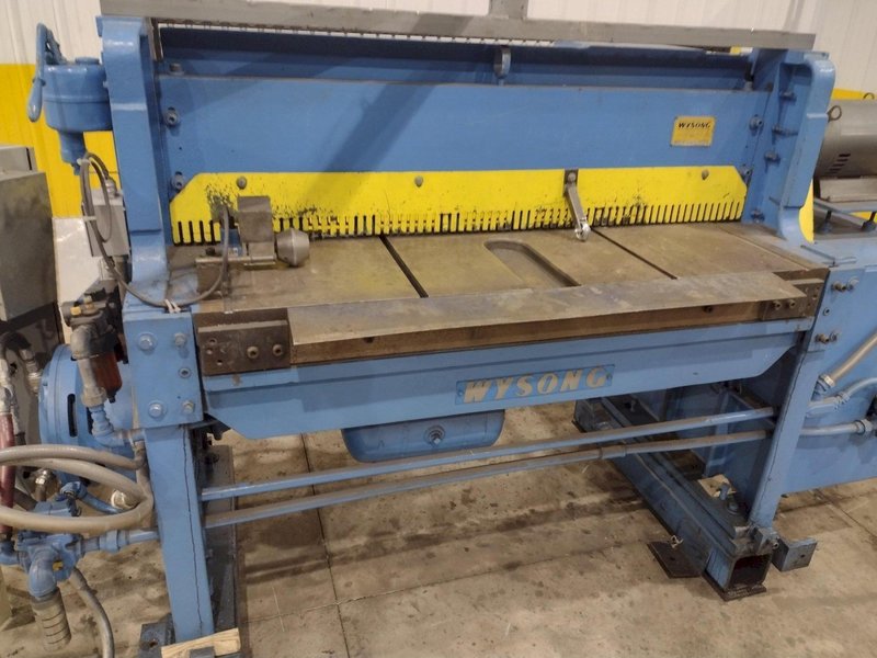 52″ x 14 GAUGE WYSONG MODEL #HS-1252 MECHANICAL SHEAR