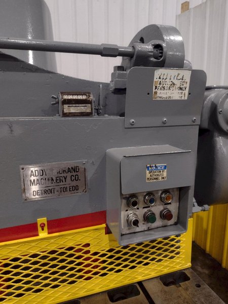 12' x 1/4" CINCINNATI MODEL #1812 MECHANICAL POWER SHEAR: STOCK #20232