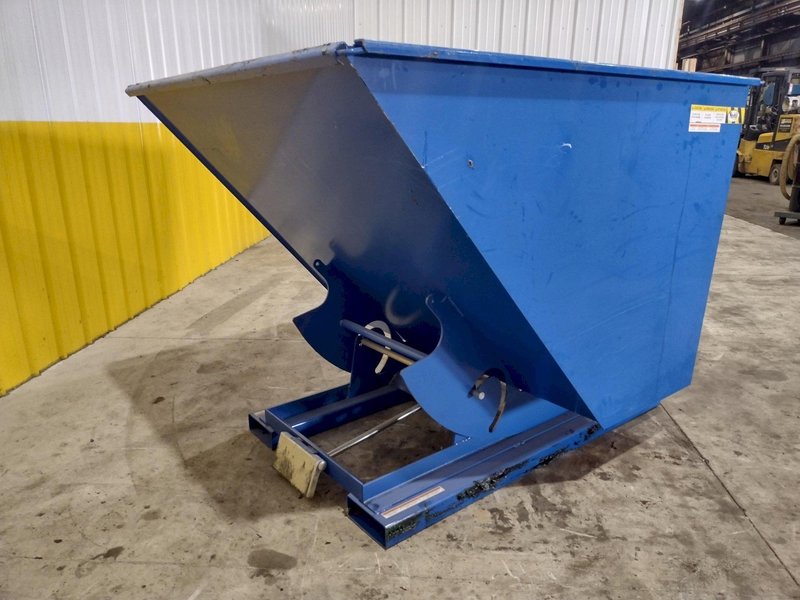 1 YARD X 6,000 LBS VESTIL MODEL #D-HOP-100-HD SELF DUMPING HOPPER: STOCK #22493