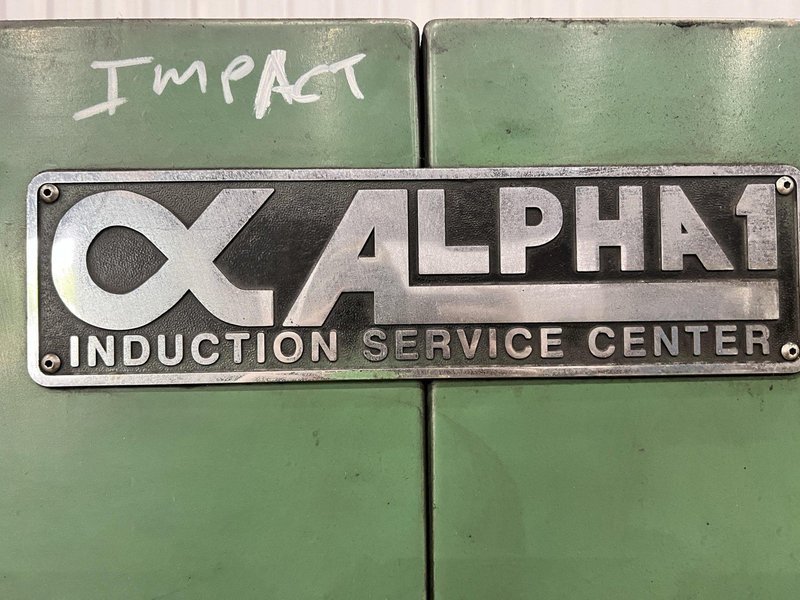 550 kW ALPHA-1 INDUCTION HEAT POWER SOURCE, COIL MODULE STATION &amp; CONTROLS: STOCK #19947