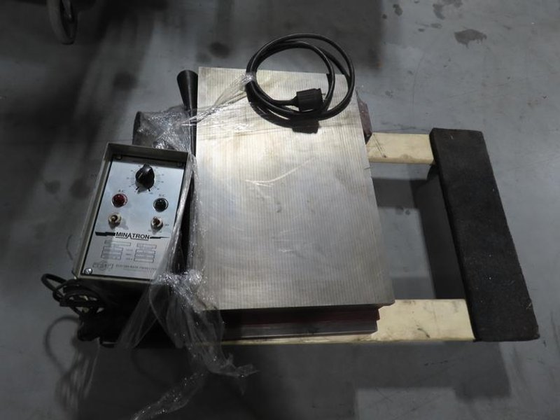 Suburban Tool EMCR-1218-L Fine Line Electro Magnetic Chuck with Minatron C2VRS-82-11 Control Unit- Auction Item