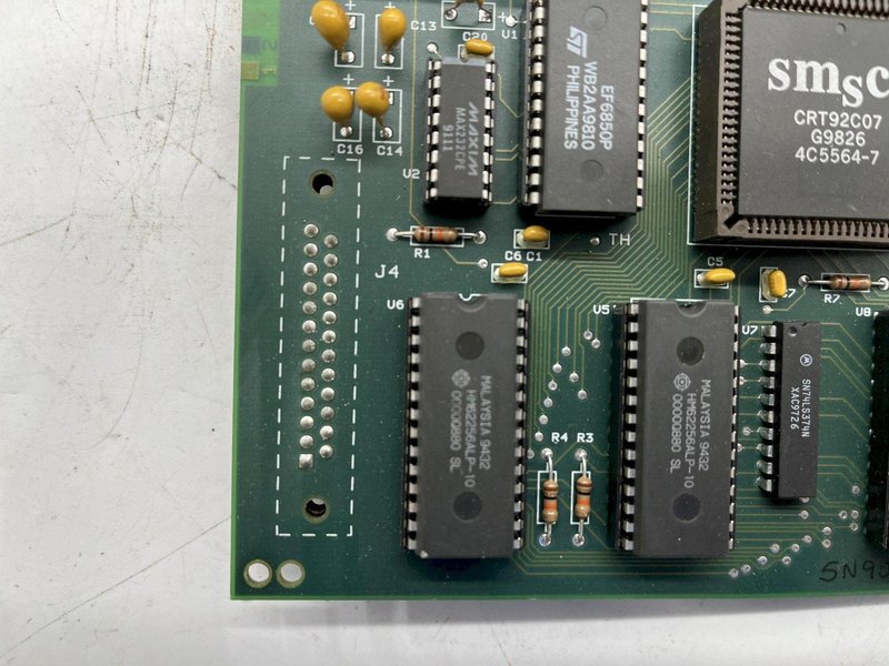 REV C HURCO VIDEO COM II PCB STOCK #16128