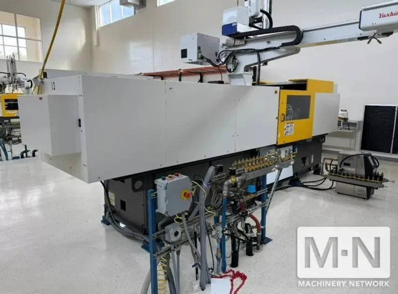 165 TON 8.8 OZ MILACRON ALPHA-S150iB ROBOSHOT INJECTION MOLDING MACHINE MFG 2021