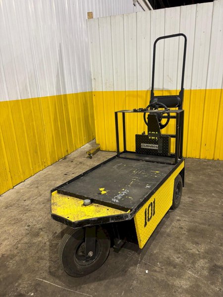 24 VOLT CUSHMAN STOCK CHASER/TUGGER CART: YOBRO #24645