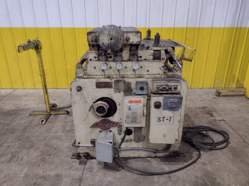 12" X .093" LITTELL MODEL #418-7PDL 7 ROLL MOTORIZED COIL STRIP STRAIGHTENER: YOBRO 24942