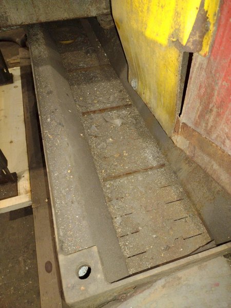 14" X 20.5" BOMAR MODEL #SL-520 SEMI-AUTOMATIC DUAL POST HORIZONTAL BAND SAW, 2003: STOCK #19577