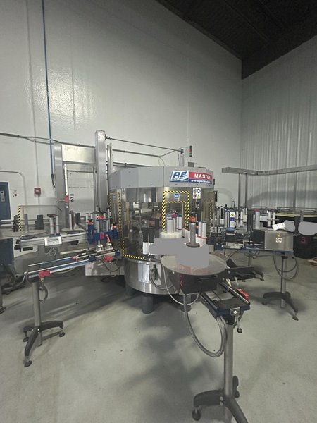 48-Head KHS Rotary Short-Tube Bottle Rinser, Filler, Crowner with Complete Used Bottling Line including Depalletizer, Labeler, Crown Elevator, Case Packer, Case Erector, Carrier Erector, &amp; More, 2013