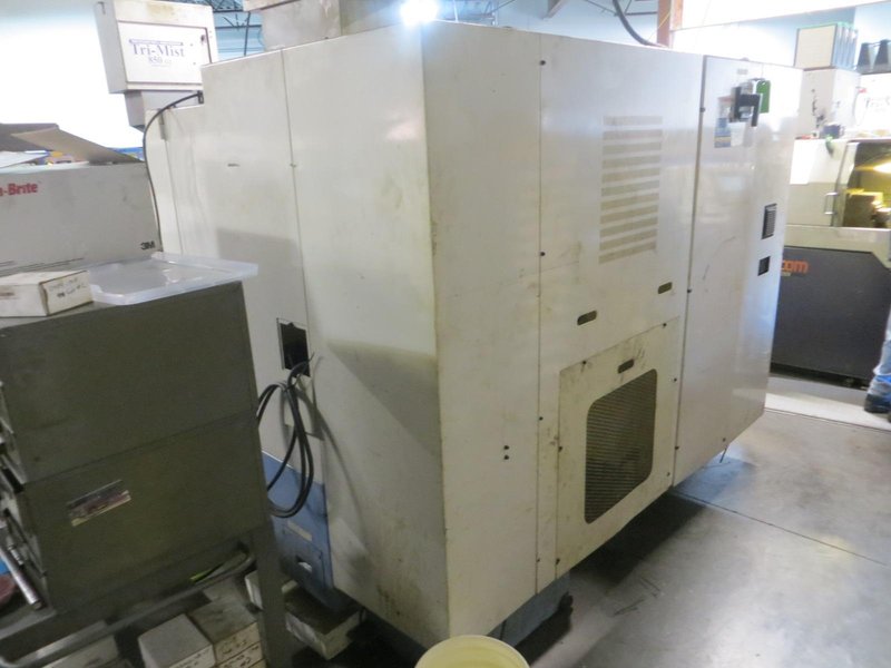 Kia Super KiaTurn 15 CNC Turning Center with Yasnac J50L CNC Control, 6&quot; 3-Jaw Chuck, Tool Setter, 12-Tools, Tailstock, Chip Conveyor and MORE!- Auction Item