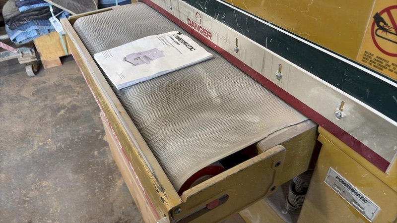 1 - PREOWNED POWERMATIC SANDER, MODEL #: RB-37, S/N: 9837009