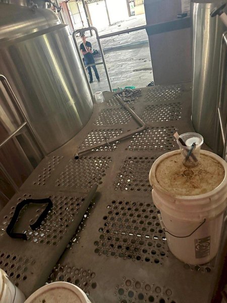 Alpha Brewing Operations 30 Barrel 2 Vessel Brew System, Grist Case and Oversized Heat Exchanger, 2015