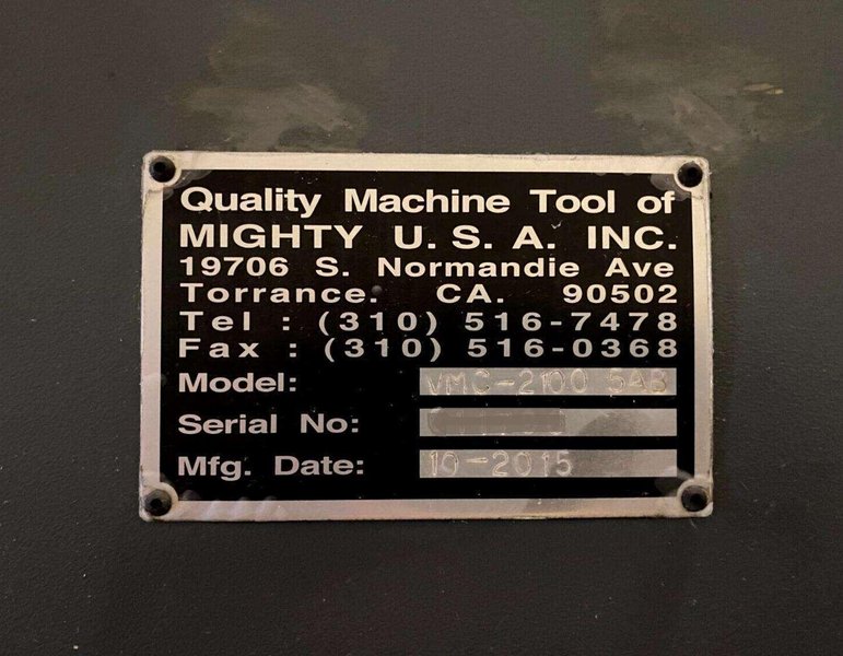 Mighty Viper VMC-2100 5AB 5-Axis CNC Vertical Machining Center