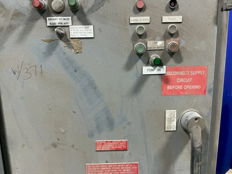 INDUCTOTHERM WATER SYSTEM CONTROL CABINET