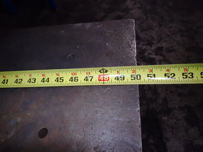 50" X 152" X 36" PORTABLE WELDING TABLE