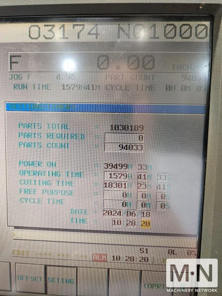 Tsugami BS32C-III CNC Swiss Lathe, 2003