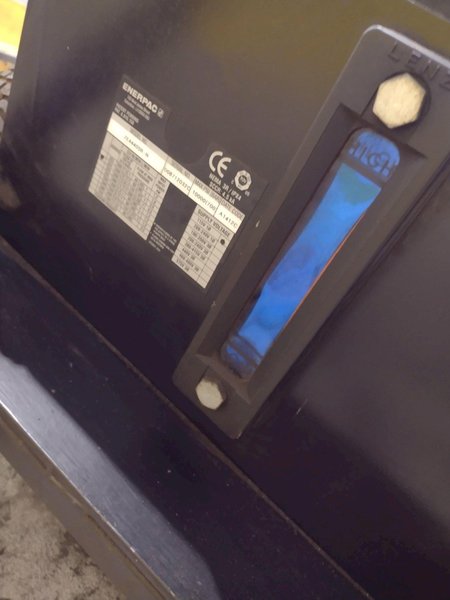 50 TON ENERPAC HYDRAULIC H-FRAME PRESS: STOCK #22364