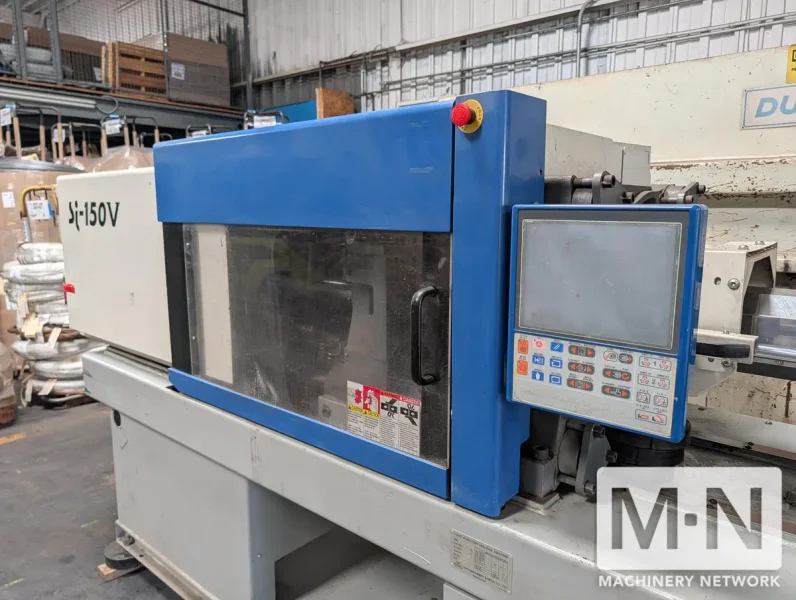 150 TON 6.7 OZ TOYO MODEL SI-150V-F200CU ELECTRIC INJECTION MOLDING MACHINE MFG 2013