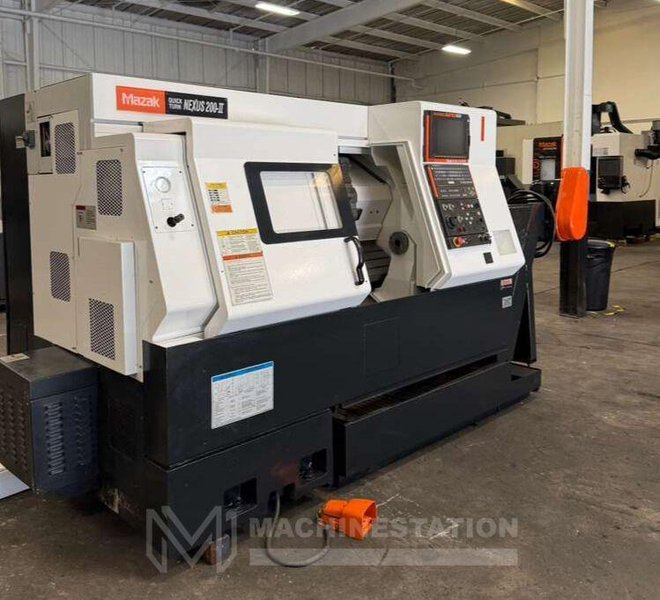Mazak QTN 200-II CNC Turning Center – 8″ Chuck Tool Presetter Tailstock Lathe