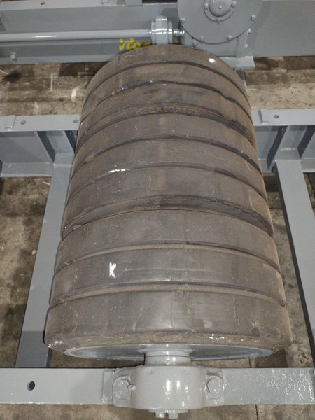 120 TON (240,000 LBS) RANSOME PANDJIRIS POWERED TANK TURNING ROLLS, POWER &amp; IDLER: STOCK #23143