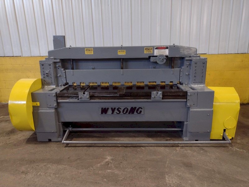 72" X 3/16" WYSONG MODEL #772 POWER SQUARING SHEAR: STOCK #16928