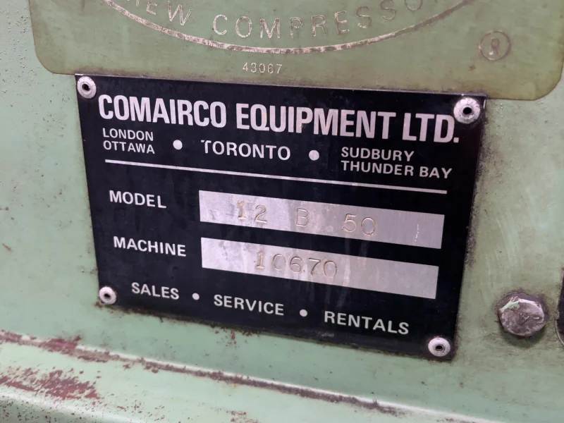 SULLAIR ROTARY SCREW AIR COMPRESSOR   -  12B-50H