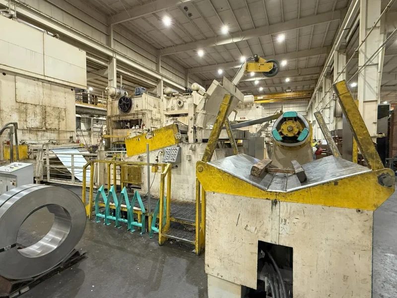COE PRESS Complete Coil Feed Line 30,000 Lbs. x 72" Wide x .187" (.250" x 36" Wide)