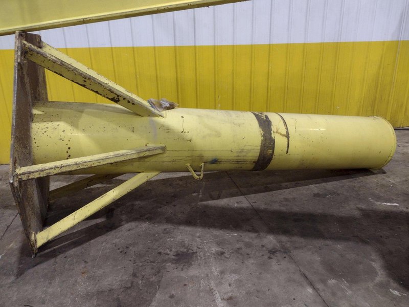 5 TON x 8' x 10' JIB ARM CRANE W/ 3 TON YALE HOIST: YOBRO #24982