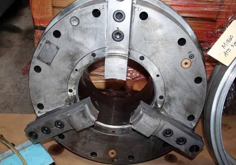 25 3-Jaw ATS Systems Model BP-640-275 Self Contained Pneumatic Power Chuck