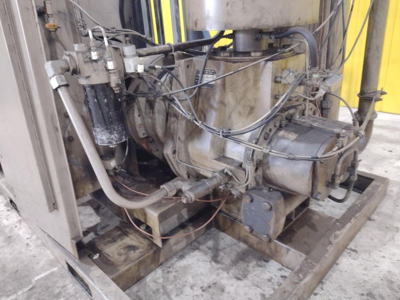 100 HP LEROI MODEL #WEH100SSIIA ROTARY SCREW AIR COMPRESSOR, WATER COOLED: STOCK #21253