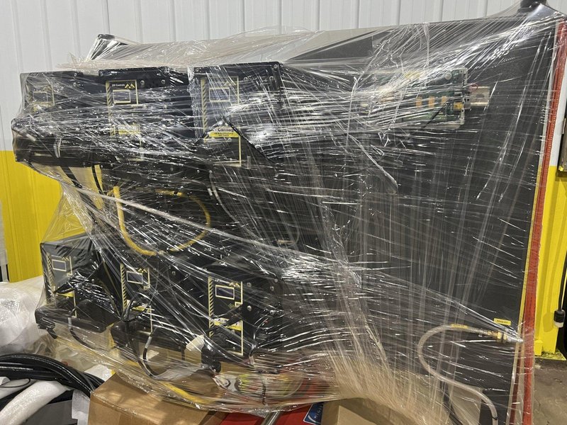 FRONIUS TRANSPULS AUTOMATED WELDING SYSTEM WITH AMET XM CONTROLS, NEW ON SKID: STOCK #23303