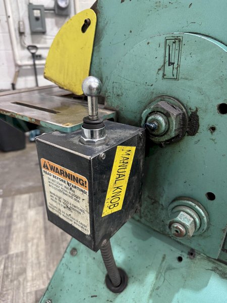 50 TON PIRANHA P3 HYDRAULIC IRONWORKER: STOCK #80707