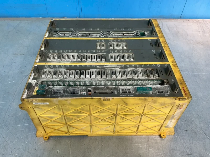 FANUC PLC CHASSIS W/MODULES  -  A16B-2200-0955