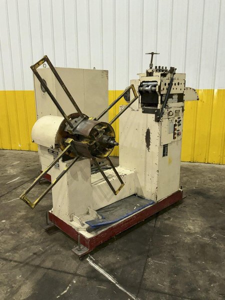 6" SONORUKA COIL REEL UNCOILER &amp; STRAIGHTENER FEED LINE: YOBRO #25971