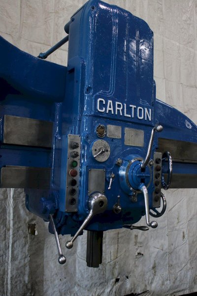 6' X 19" CARLTON RADIAL DRILL: STOCK #74022