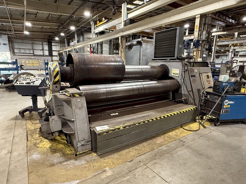 1.5" X 10' MG MODEL #EH-430/40 4-ROLL HYDRAULIC PLATE BENDING ROLL: STOCK #23768