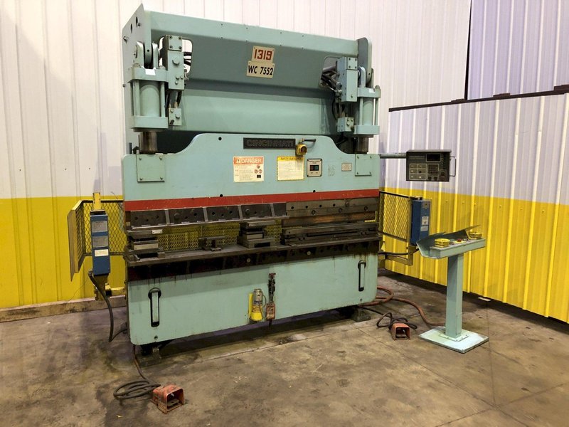 90 TON X 8&#039; CINCINNATI MODEL 90CBII-6 HYDRAULIC PRESS BRAKE: STOCK #18664