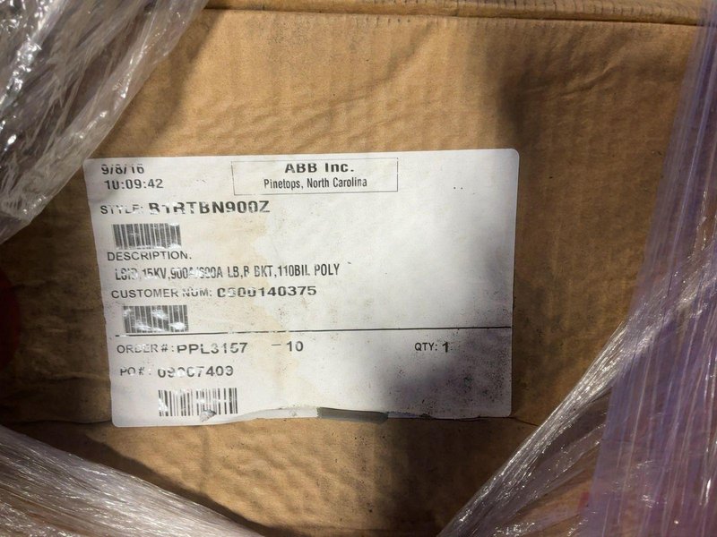 ABB LOADBREAK CUTOUT SWITCH FUSE   -  B1RTBN900Z