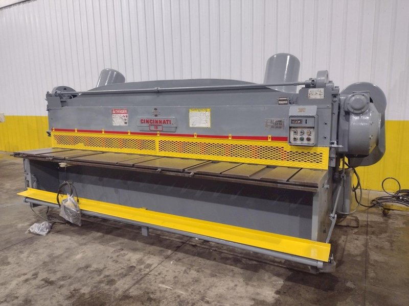 12' x 1/4" CINCINNATI MODEL #1812 MECHANICAL POWER SHEAR: STOCK #20232