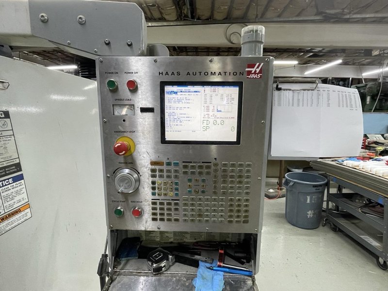 Haas VF-4SS VMC, 2005 – 12,000 RPM, Auger, Probes