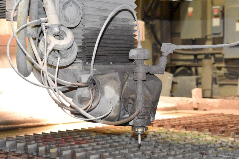 FLOW (2006) MODEL 713633-1 CNC INTEGRATED FLYING BRIDGE WATERJET CUTTING MACHINE W/ FLOWMASTER: STOCK #19096