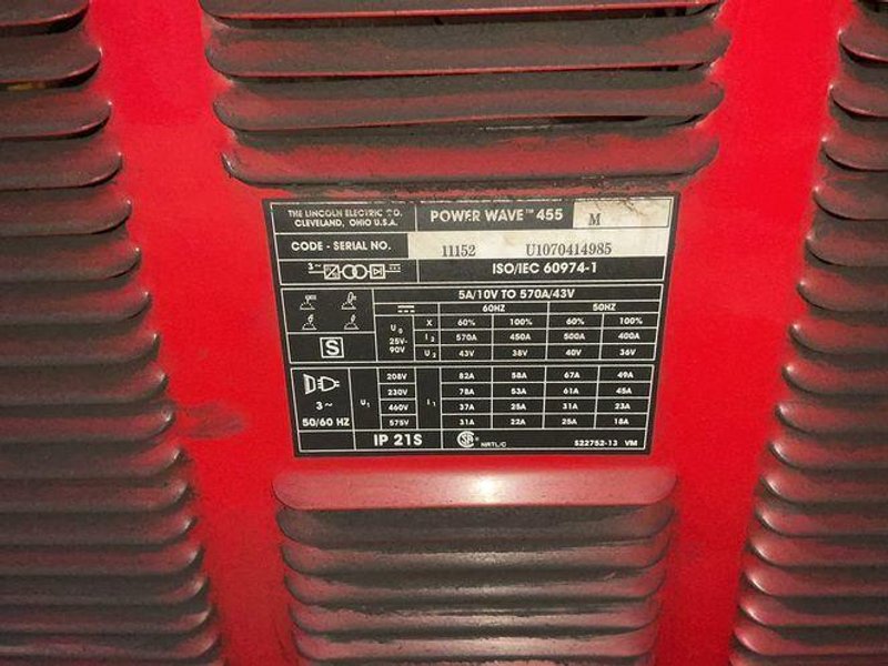 Lincoln Electric  455 Watts  Welder - Powerwave455m